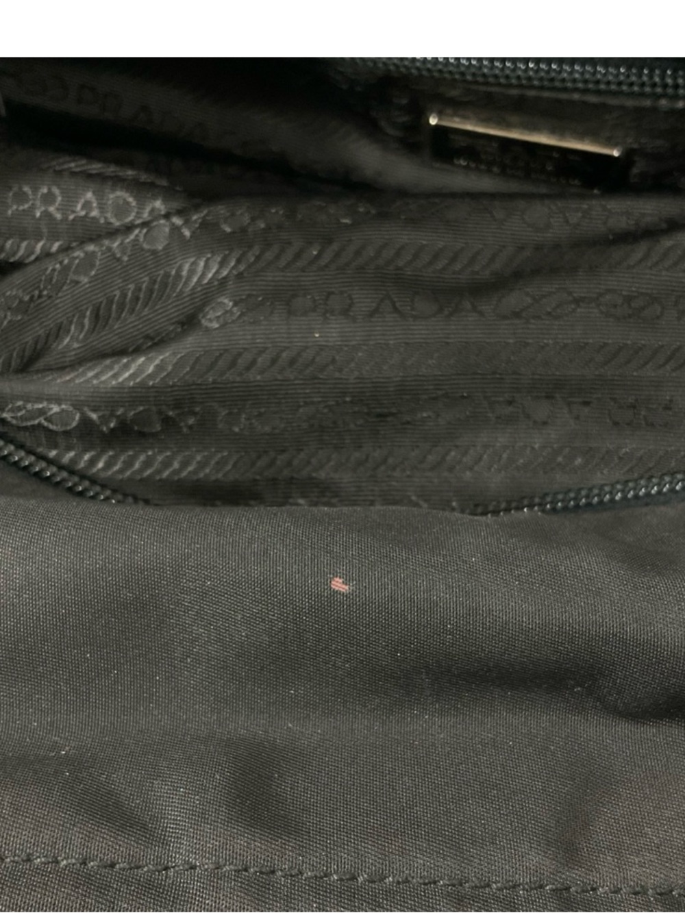 Prada Tessuto Triangle Logo Nylon Tote Bag - Picture 11 of 13